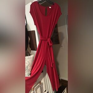 Old Navy Red jumper with Cap Dolman Sleeves